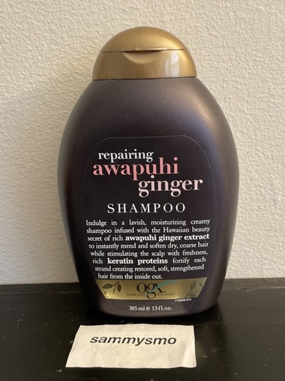 OGX Repairing + Awapuhi Ginger Shampoo 13 Oz Sulfate Free